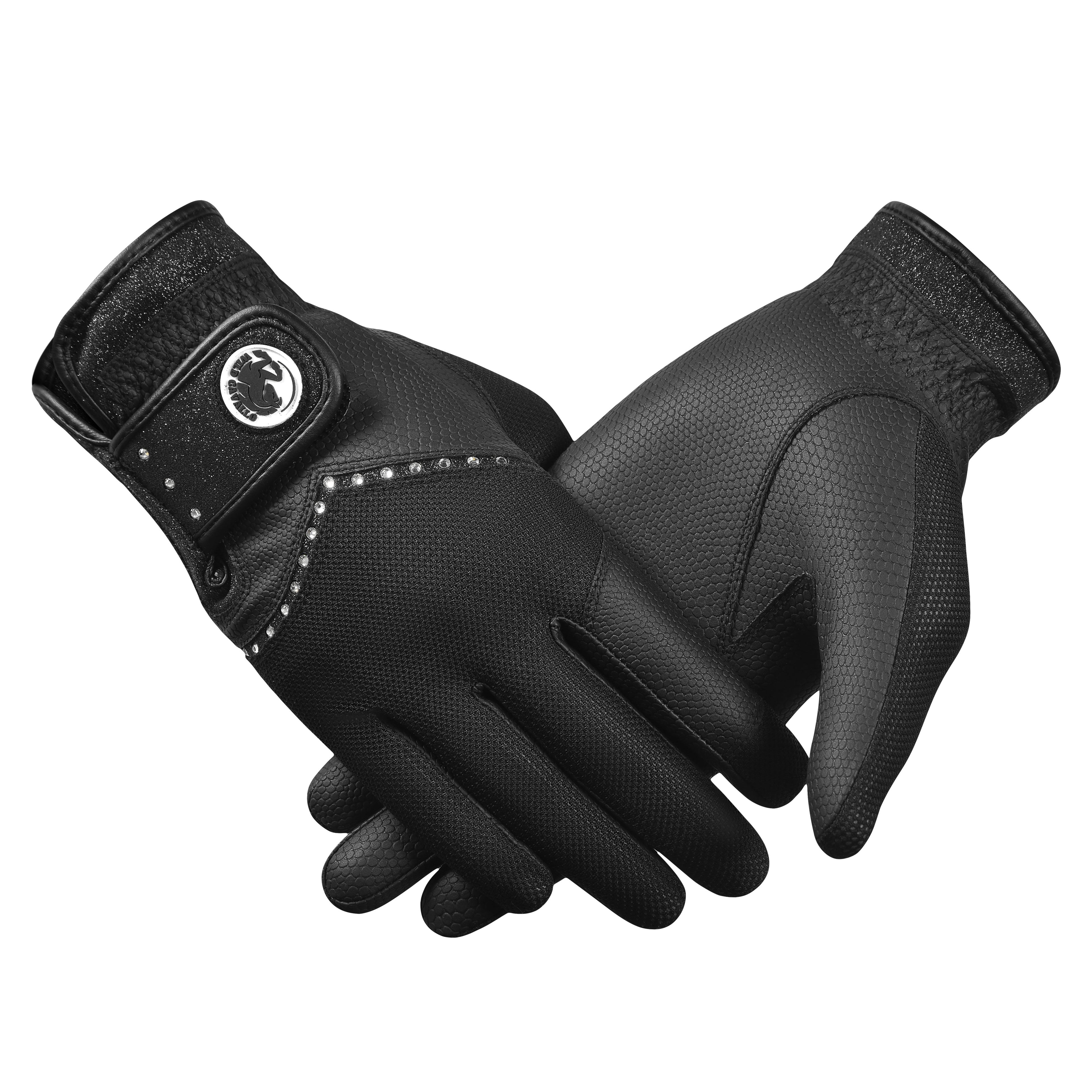 Equestrian Precision Black Diamond Gloves