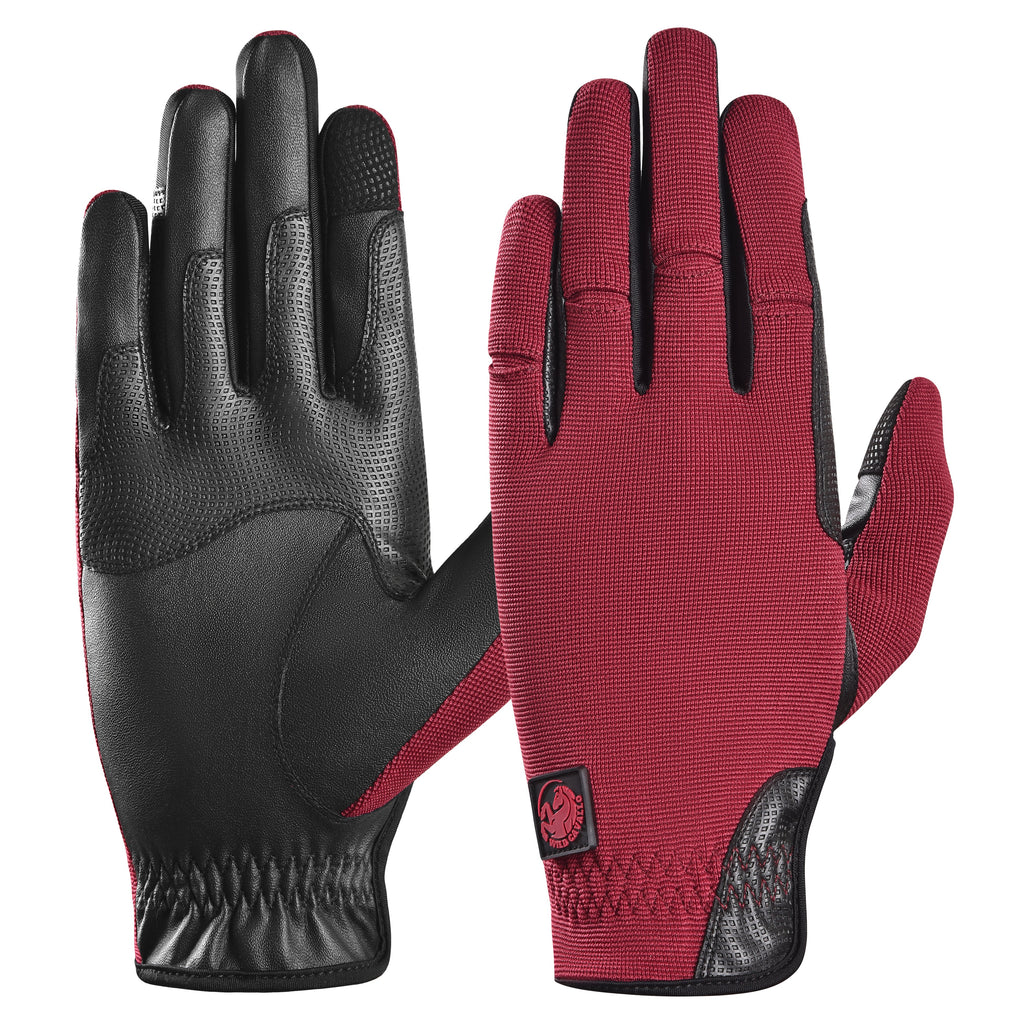 Equestrian Grip Pro Red Ruby Glove