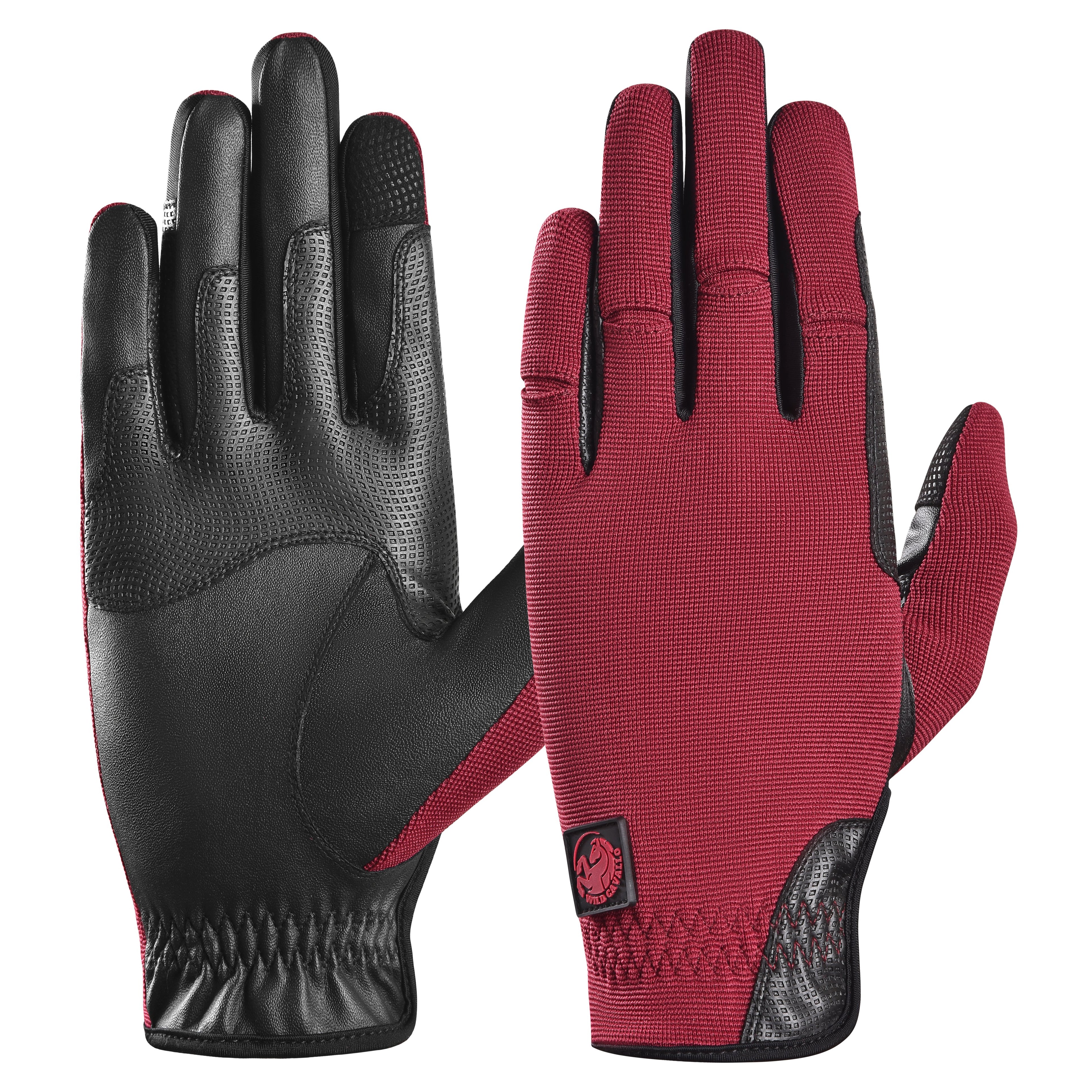Equestrian Grip Pro Red Ruby Glove