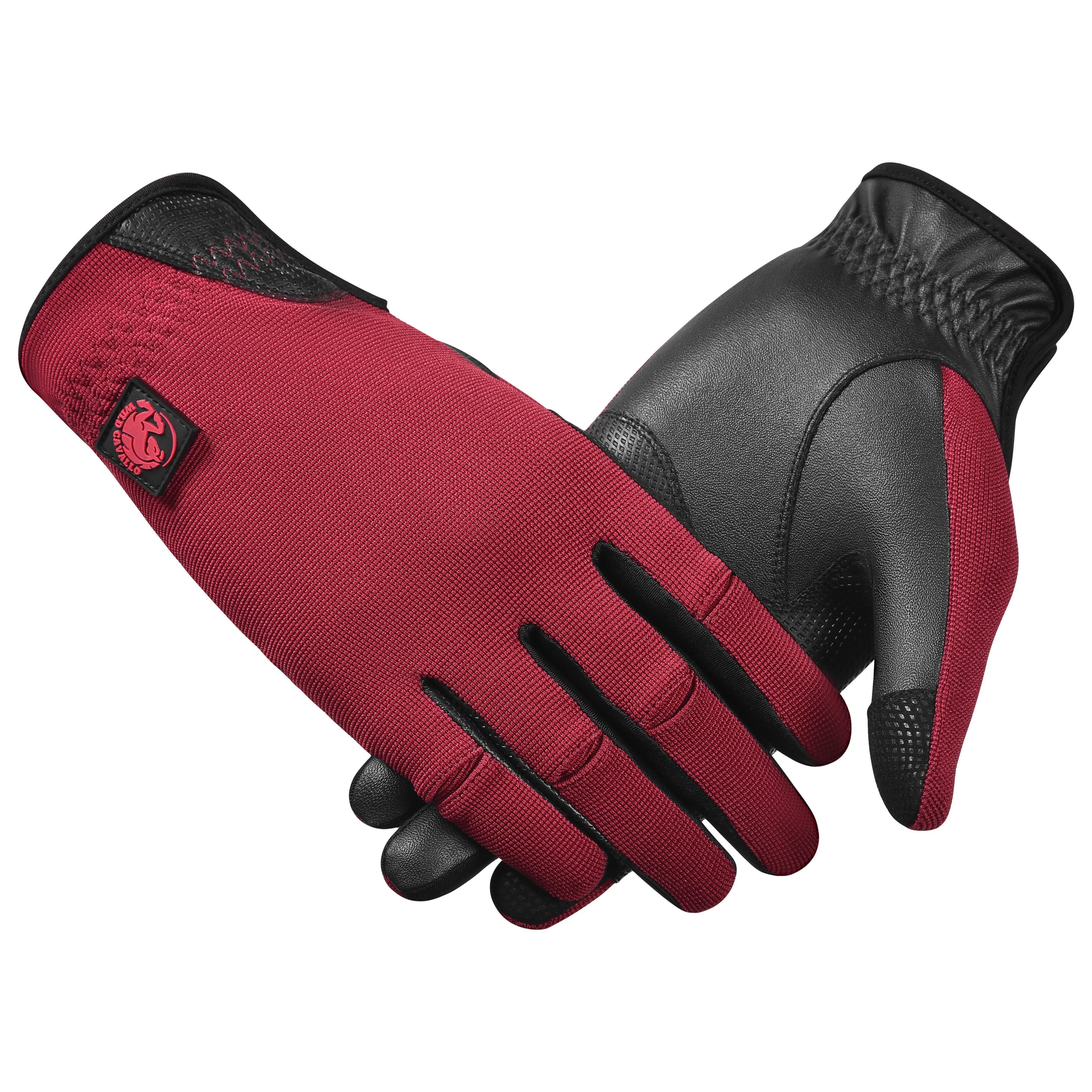 Equestrian Grip Pro Red Ruby Glove