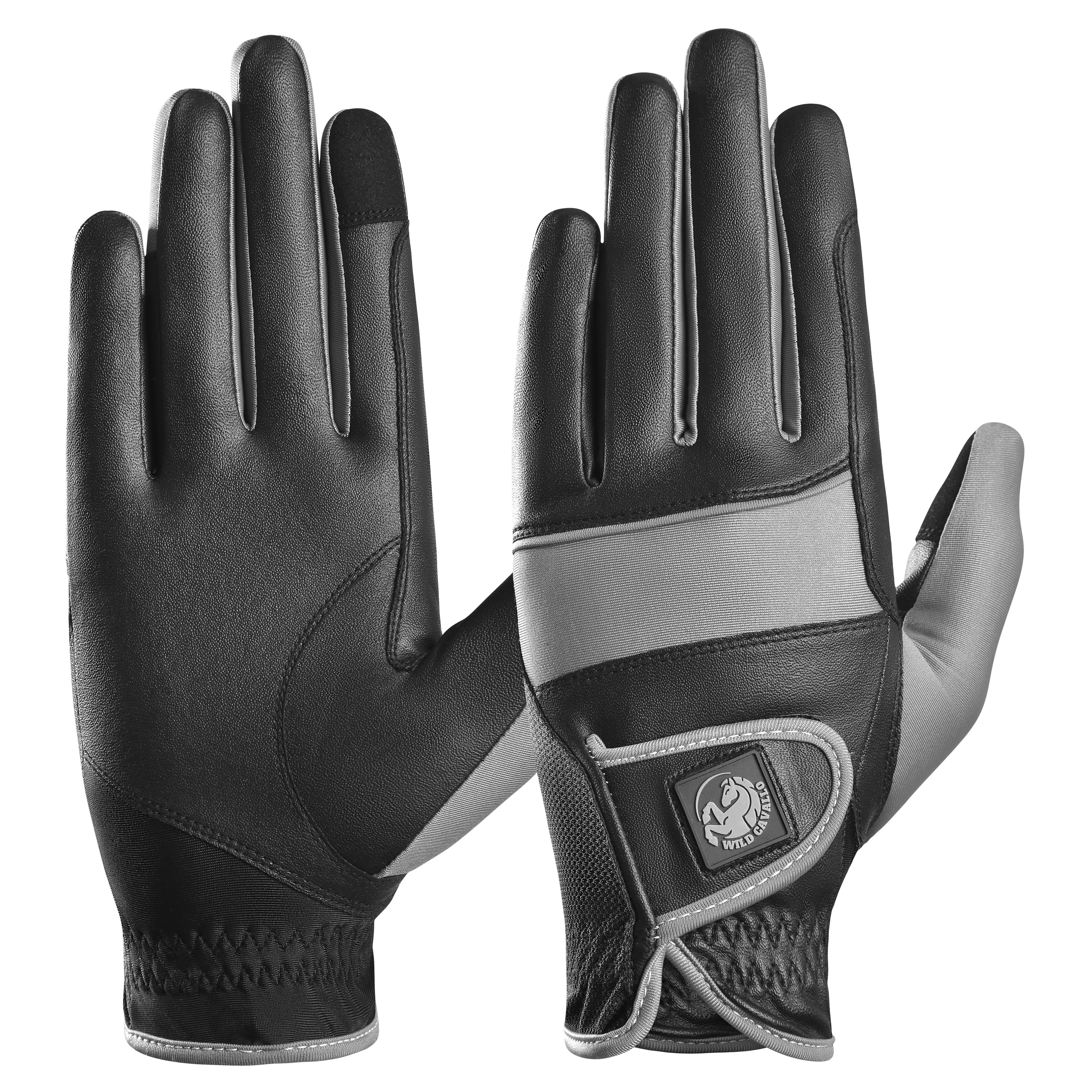 Equestrian Mesh Tech Pro Obsidian Glove